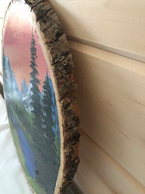 Painting on online wood